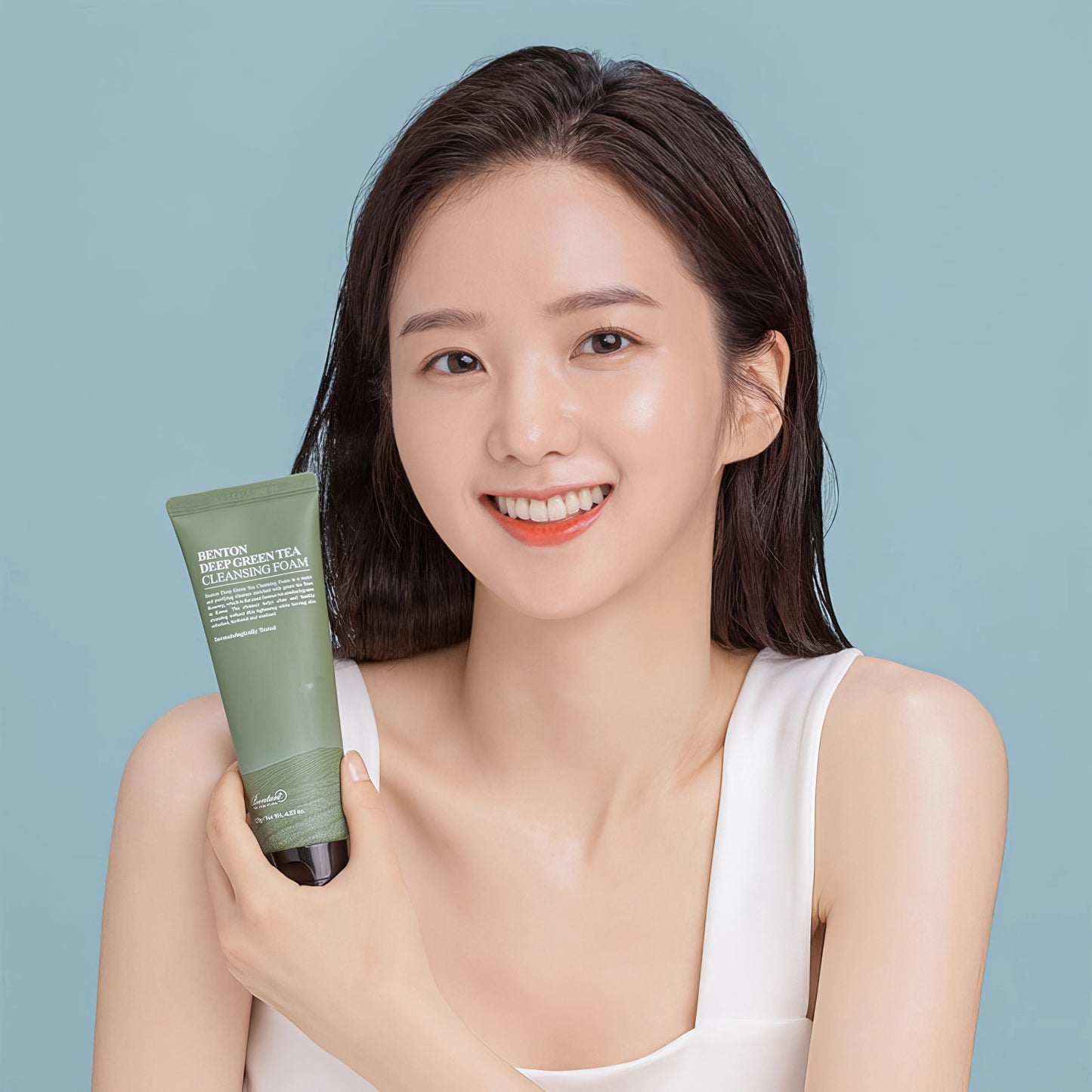 Benton - Deep Green Tea Cleansing Foam - 120g-Wonder Skin