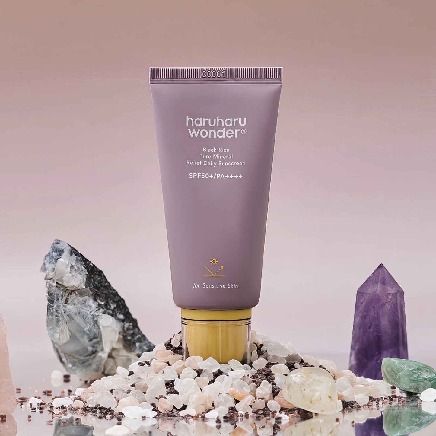 Haruharu Wonder - Black Rice Pure Mineral Relief Daily Sunscreen SPF50+/PA++++ - 50ml-Wonder Skin