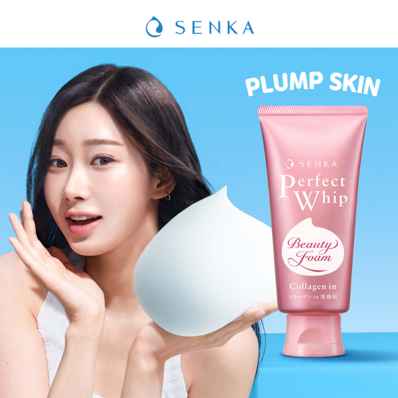Shiseido Senka - Perfect Whip Face Wash Collagen In - 120g