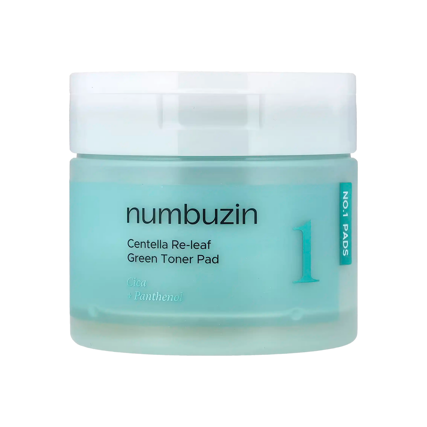 Numbuzin No.1 Centella Re-leaf Green Toner Pad 70pcs./190ml.