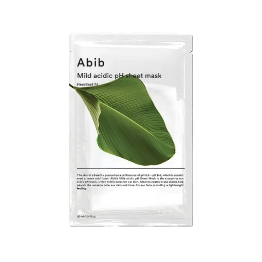 Abib - Mild Acidic pH Sheet Mask Heartleaf Fit - 30ml-Wonder Skin