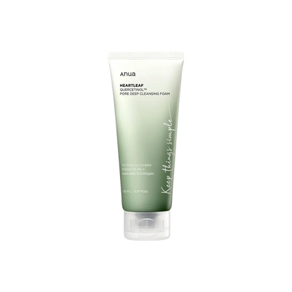 Anua - Heartleaf Quercetinol Pore Deep Cleansing Foam - 150ml-Wonder Skin
