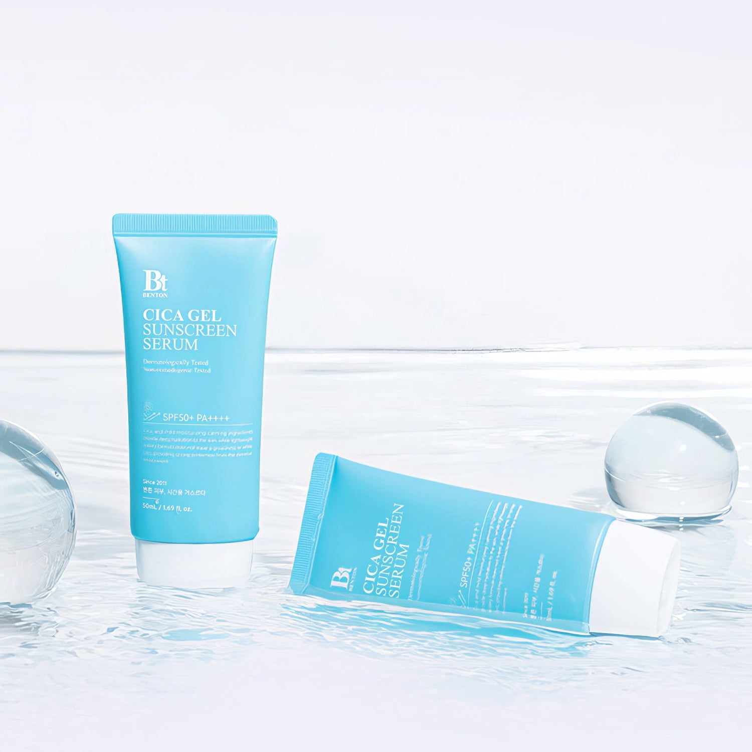 Benton - Cica Gel Sunscreen Serum SPF50 PA++++ - 50ml-Wonder Skin