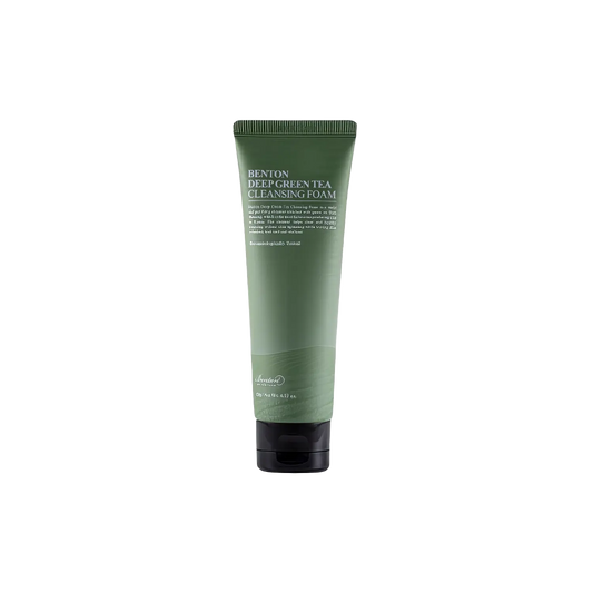 Benton - Deep Green Tea Cleansing Foam - 120g-Wonder Skin