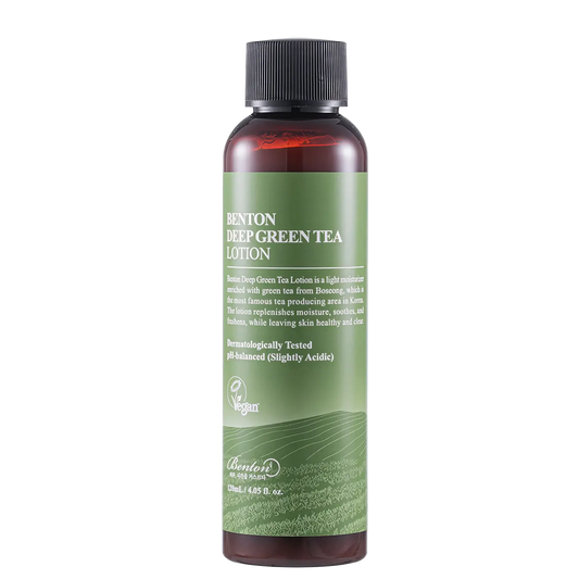 Benton - Deep Green Tea Lotion - 120ml-Wonder Skin