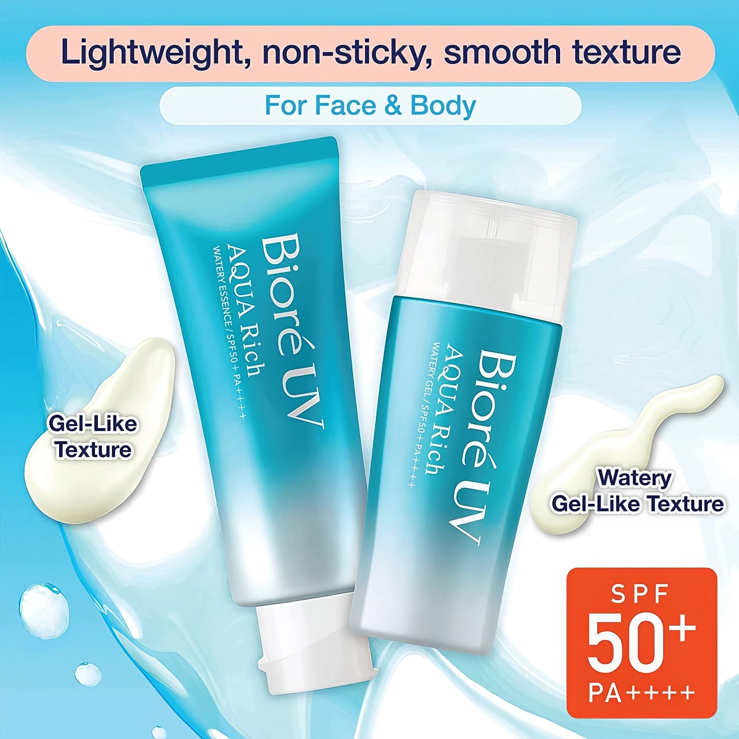 Biore - UV Aqua rich watery Essence SPF50+ PA++++ - 70g-Wonder Skin