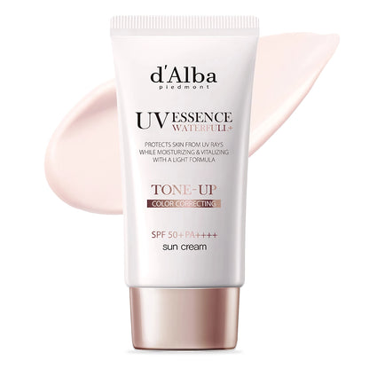 d'Alba - Waterfull Tone-Up Sun Cream SPF50+ PA++++ - 50ml-Wonder Skin