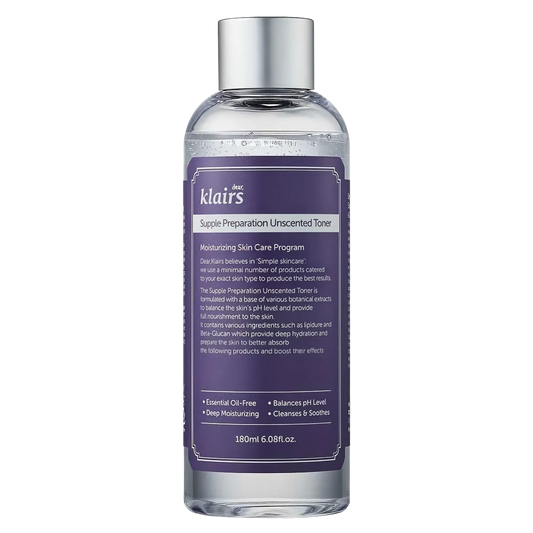 dear, Klairs - Supple Preparation Unscented Toner - 180ml-Wonder Skin