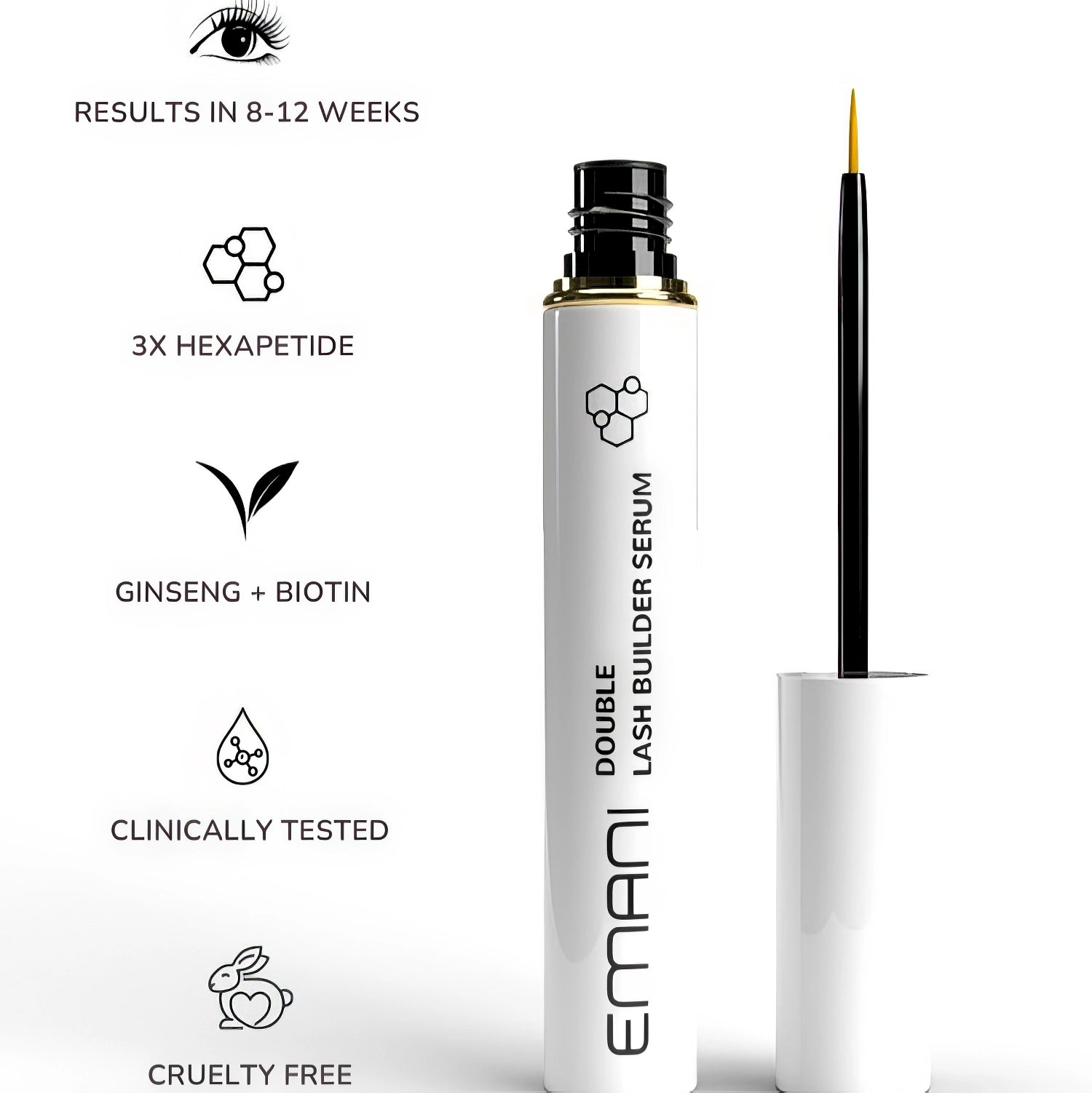 EMANI Lash Builder Serum - 3 ml-Wonder Skin