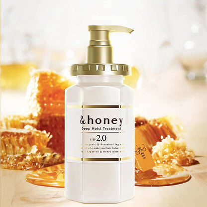 &honey - Deep Moist Hair Treatment 2.0 - 445g-Wonder Skin