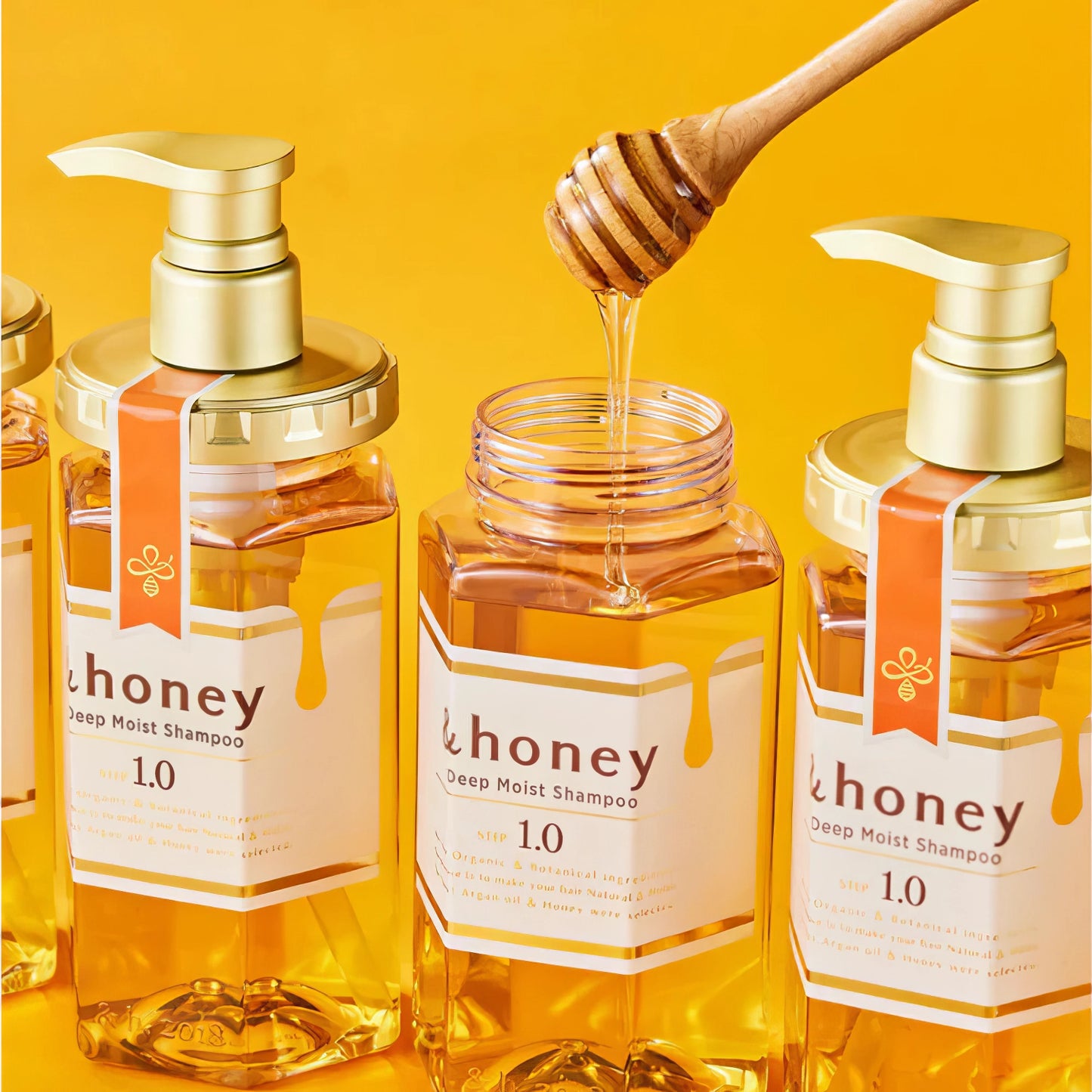 &honey - Deep Moist Shampoo 1.0 - 440ml-Wonder Skin