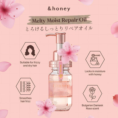 &honey - Melty Moist Repair Hair Oil 3.0 - 100ml-Wonder Skin