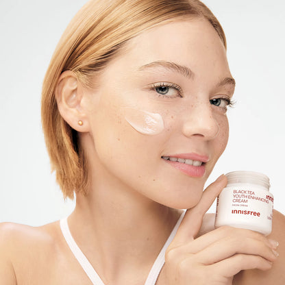 Innisfree - Black Tea Youth Enhancing Cream - 50ml-Wonder Skin