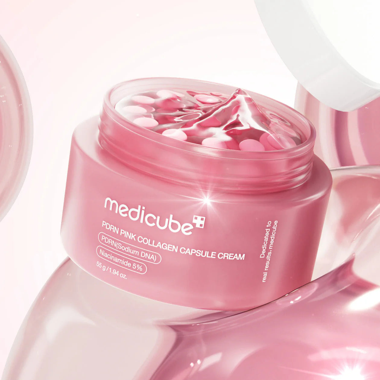 Medicube Pdrn Pink Collagen Capsule Cream 55g - Wonder Skin