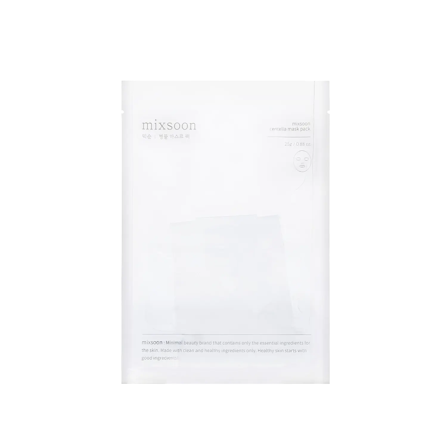 Mixsoon - Centella Mask Pack - 25g-Wonder Skin