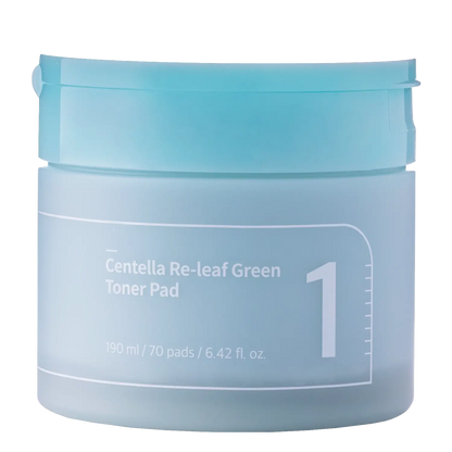 Numbuzin - No.1 Centella Re-leaf Green Toner Pad - 70pcs./190ml.-Wonder Skin