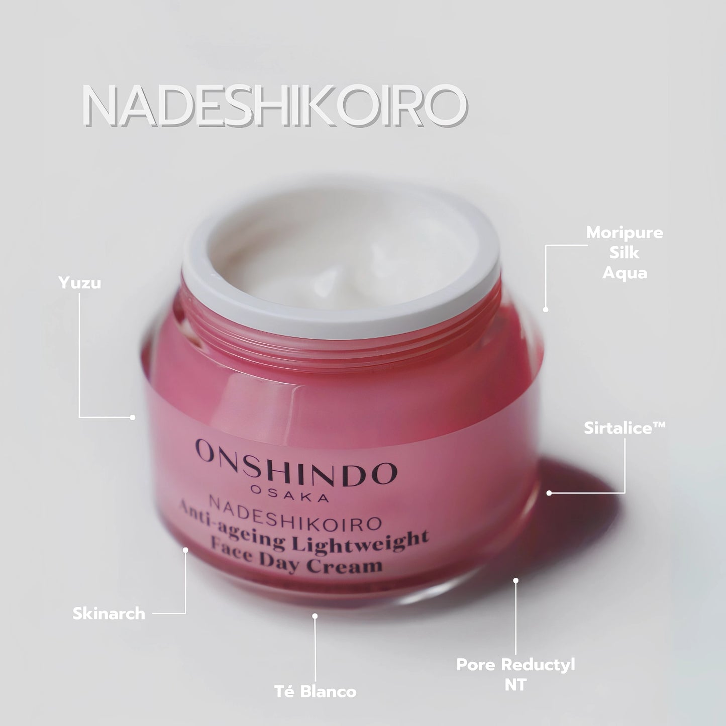 Onshindo Osaka - Nadeshikoiro – Lightweight Face Day Cream (Oily Skin) - 50ml-Wonder Skin