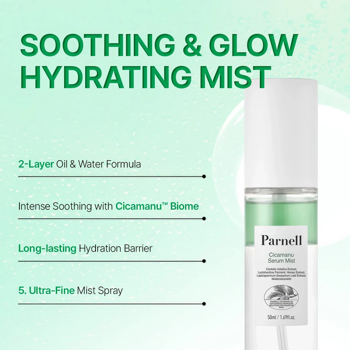 Parnell Cicamanu Serum Mist 50ml