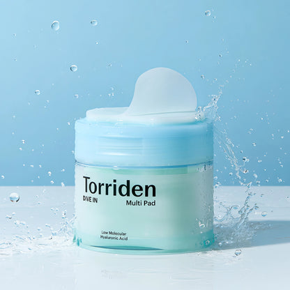 Torriden - DIVE-IN Low Molecular Hyaluronic Acid Multi Pad - 80 sheets, 160ml-Wonder Skin