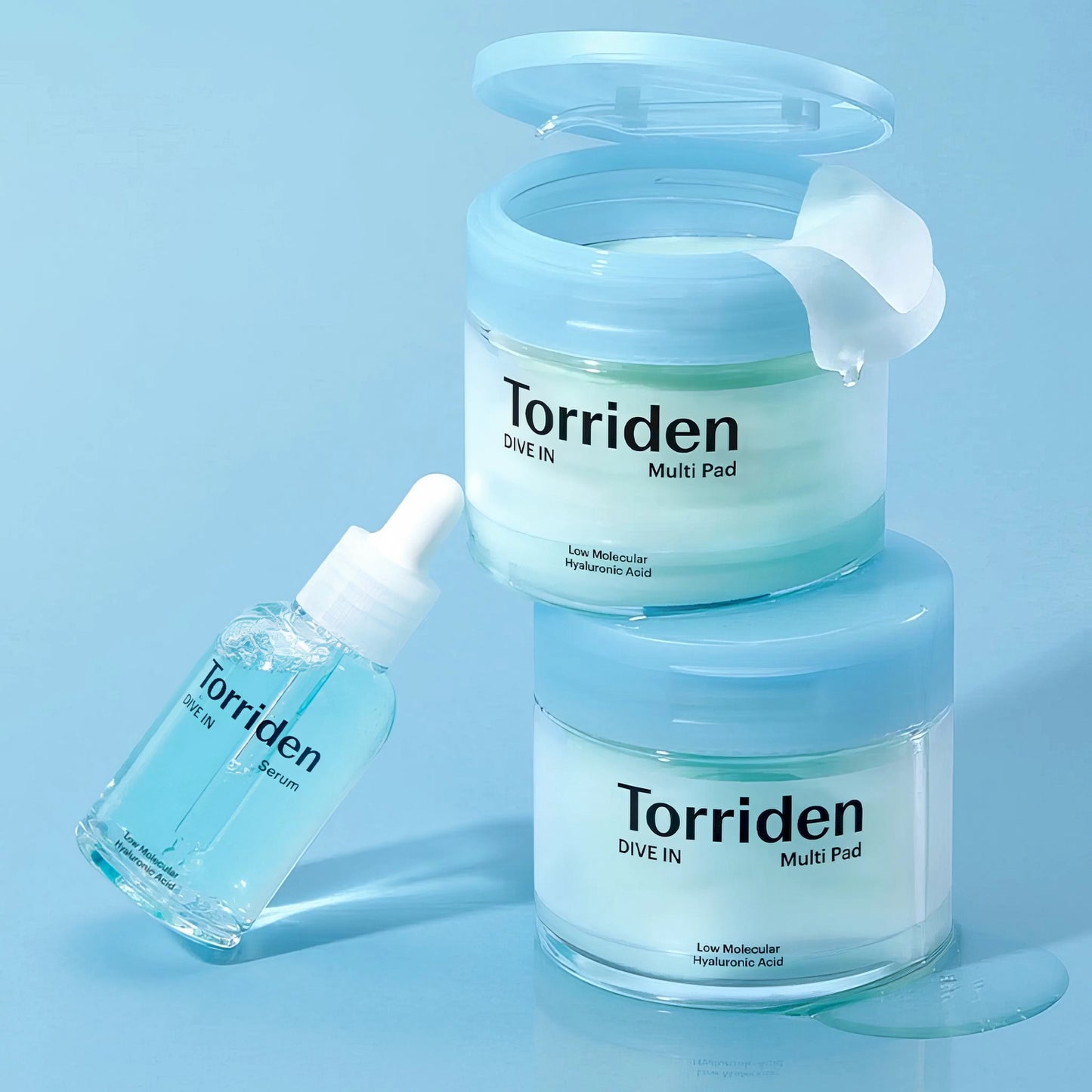 Torriden - DIVE-IN Low Molecular Hyaluronic Acid Multi Pad - 80 sheets, 160ml-Wonder Skin
