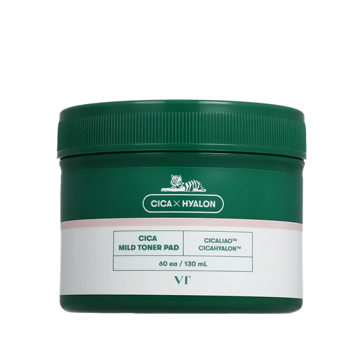 VT - Cica Mild Toner Pad - 60St./130ml-Wonder Skin