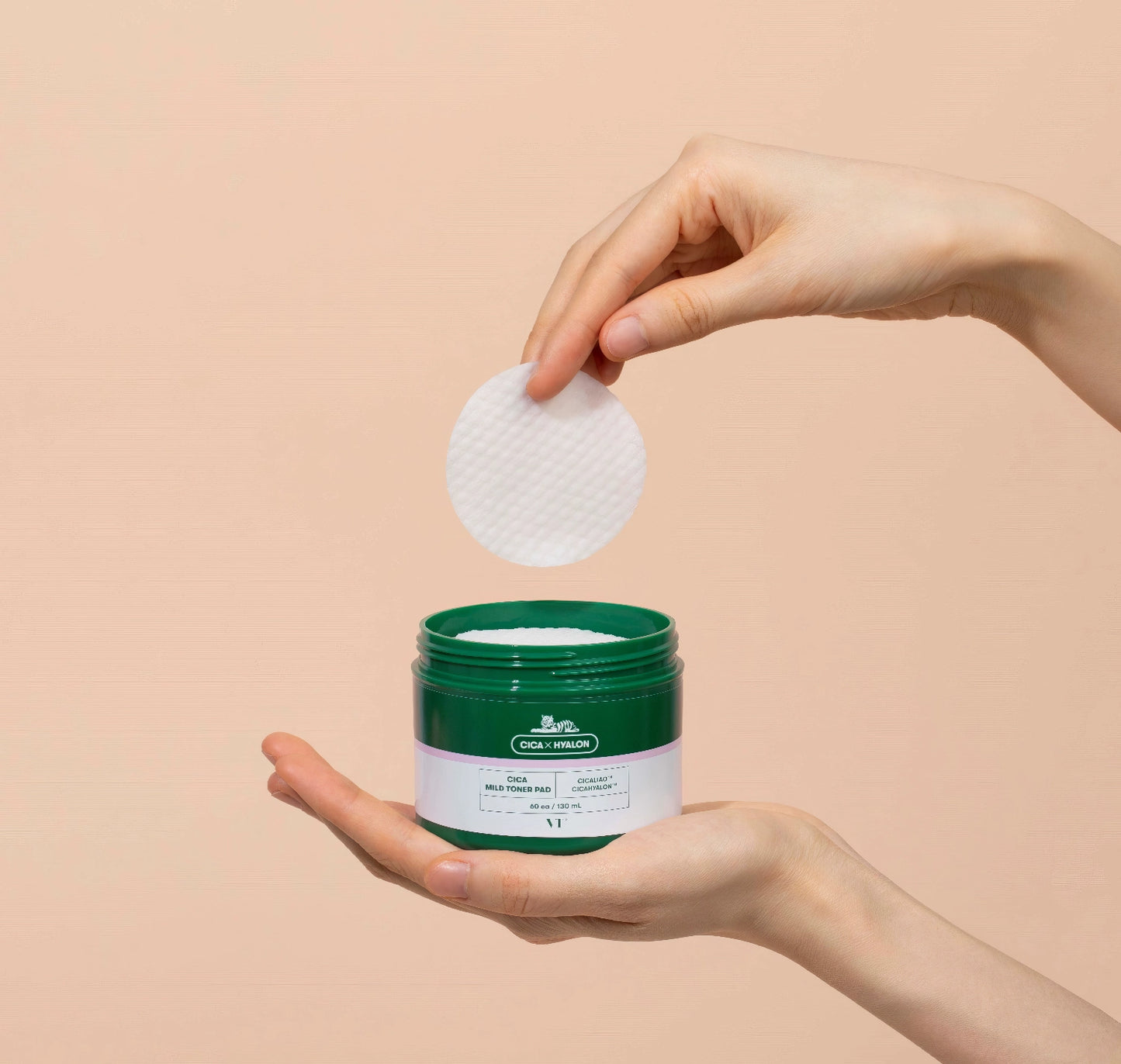 VT - Cica Mild Toner Pad - 60St./130ml-Wonder Skin
