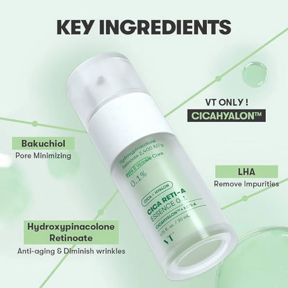 VT - Cica Reti-A Essence 0.1% - 30ml-Wonder Skin